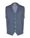 Gran Sasso Cardigans In Slate Blue