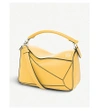 Loewe Puzzle Small Multi-function Leather Bag In Yellow Mango