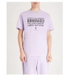 Born X Raised 1(855) Sntyfox Cotton-jersey T-shirt In Lavender