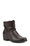 Cliffs By White Mountain Durbon Scrunch Bootie In Dk Brown/ Smooth