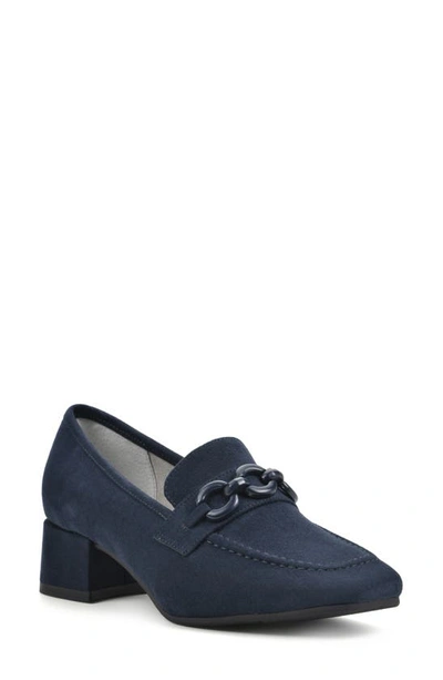 Cliffs By White Mountain Quinbee Bit Pump In Navy/ Suedette