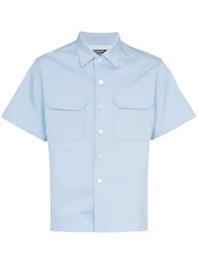 Calvin Klein 205w39nyc Short Sleeve Shirt In Blue