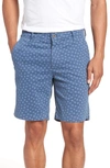 Ag Flora Print Slim Fit Shorts In Flora Pacific Coast