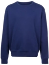 Mm6 Maison Margiela Elbow Patch Sweatshirt In Ink Blu