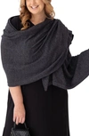 Zestt Organics The Dreamsoft Travel Scarf In Graphite