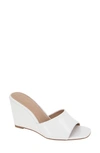 Bcbgeneration Giani Wedge Slide Sandal In Cloud Dancer Patent
