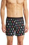 Meundies Knit Boxers In Watts Of Love