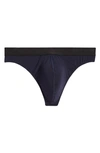 Meundies Thong In Dark Sapphire