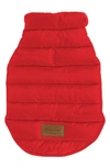 Pendleton Puffer Dog Coat In Red