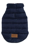 Pendleton Puffer Dog Coat In Navy