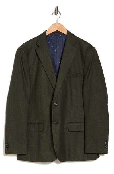 Tommy Hilfiger Classic Notch Lapel Sport Coat In Med Olive