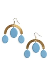 Area Stars Clove Earrings In Turquoise