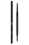 Saint Laurent Couture Brow Slim Eyebrow Pencil In 03 Soft Brown
