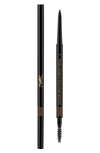 Saint Laurent Couture Brow Slim Eyebrow Pencil In 05 Deep Brown