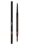 Saint Laurent Couture Brow Slim Eyebrow Pencil In 02 Natural Brown