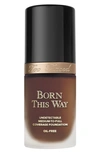 Too Faced Born This Way Natural Finish Longwear Liquid Foundation Ganache 1 oz/ 30 ml