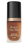 Too Faced Born This Way Natural Finish Longwear Liquid Foundation Spiced Rum 1 oz/ 30 ml