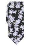 Original Penguin Mccue Floral Tie In Black