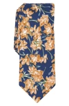Original Penguin Mccue Floral Tie In Navy