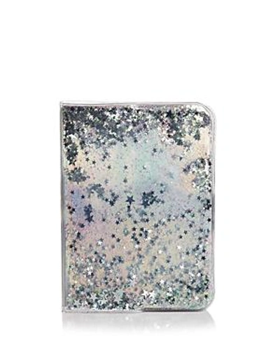 Skinnydip London Glitter Notebook In Silver Star