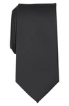 Savile Row Co Linear Solid Tie In Black