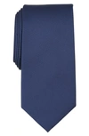Savile Row Co Linear Solid Tie In Navy