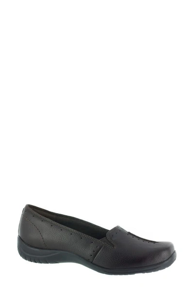 Easy Street Purpose Comfort Flat In Brown