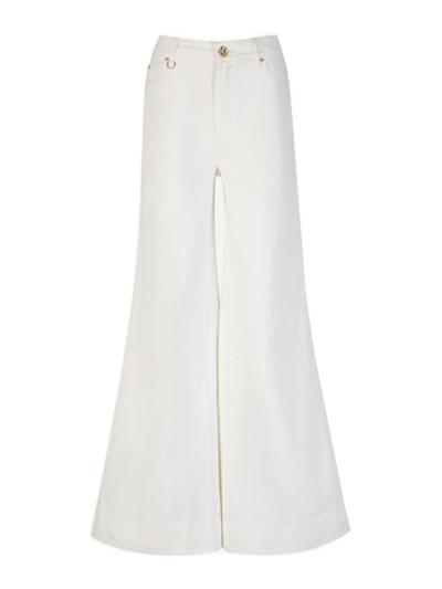 Zimmermann Matchmaker Palazzo Jeans In White