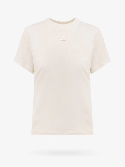Courrèges T-shirt In White