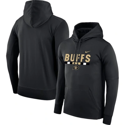 Nike Black Colorado Buffaloes Team Dna Performance Pullover Hoodie