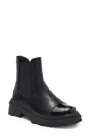 Steve Madden Mayslie Lug Sole Chelsea Boot In Black Mult