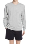 Reigning Champ Long Sleeve T-shirt In Grey
