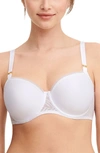 Chantelle Lingerie Graphic Allure Underwire Demi T-shirt Bra In White