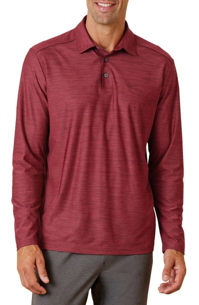 Tommy Bahama Men's Kohala Peak Long-sleeve Polo Shirt In Cherry Stone