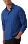 Tommy Bahama Palm Coast Islandzone® Long Sleeve Polo In Classic Blue