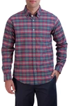 Brooks Brothers Plaid Flannel Button-down Shirt In Heather Grey Plaid