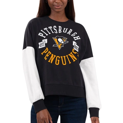 G-iii 4her By Carl Banks Black Pittsburgh Penguins Team Pride Pullover Sweatshirt