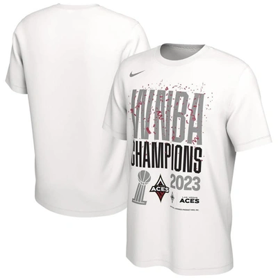 Nike Unisex  White Las Vegas Aces 2023 Wnba Finals Champions Authentic Parade T-shirt