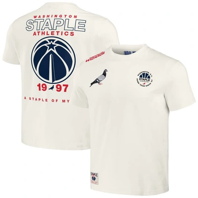 Staple Nba X  Cream Washington Wizards Home Team T-shirt
