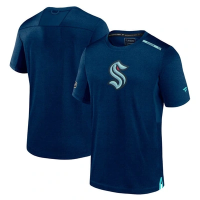 Fanatics Branded  Deep Sea Blue Seattle Kraken Authentic Pro Performance T-shirt
