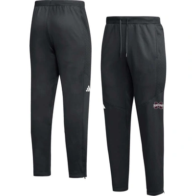 Adidas Originals Adidas  Black Mississippi State Bulldogs 2023 Travel Aeroready Tapered Pants