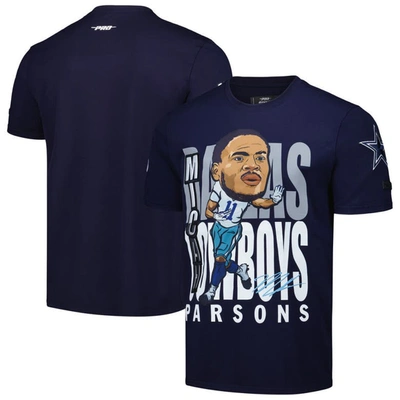 Pro Standard Micah Parsons Navy Dallas Cowboys Avatar Remix Player Graphic T-shirt
