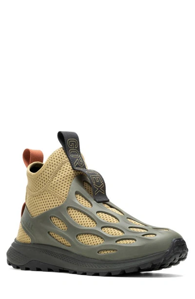 1trl Hydro Mid Waterproof Runner Sneaker In Olive