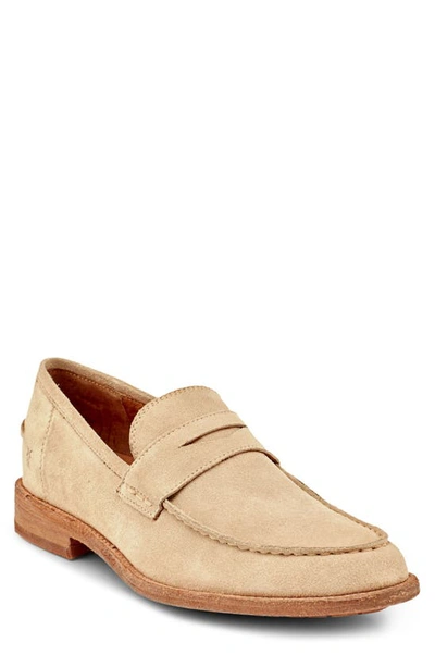 Frye Tyler Penny Loafer In Fog Velour Leather