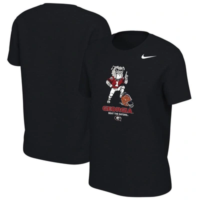Nike Georgia  Men's College T-shirt In Black