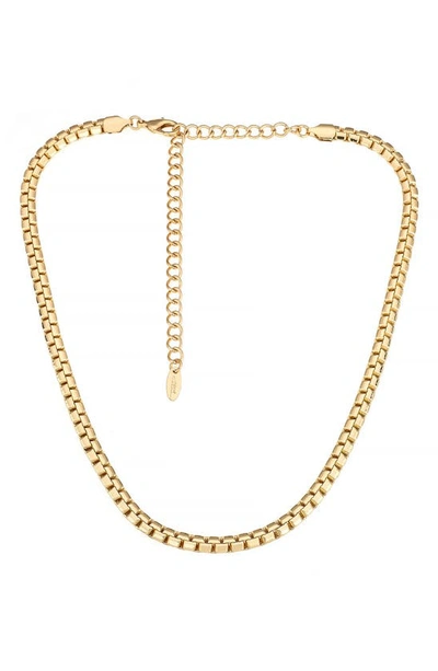 Ettika Box Chain Necklace In Gold