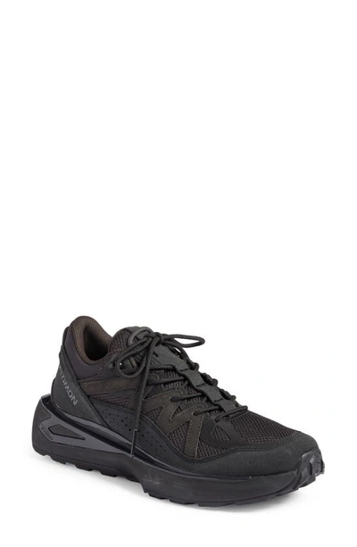 Salomon Gender Inclusive Odyssey Elmt Low Hybrid Sneaker In Black/ Phantom/ Pewter