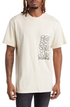 Icecream Oversize Puffy Logo Cotton T-shirt In Fog
