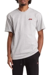 Icecream Basic Chest Logo Cotton T-shirt In Heather Grey