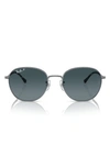 Ray Ban 55mm Polarized Phantos Sunglasses In Gunmetal